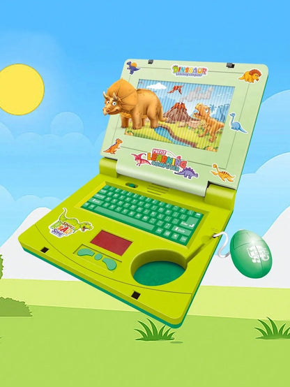 1PC  Laptop de aprendizagem para crianças，Educational LED Music, Electronic Cognitive Development Simulation, Computer Toy
