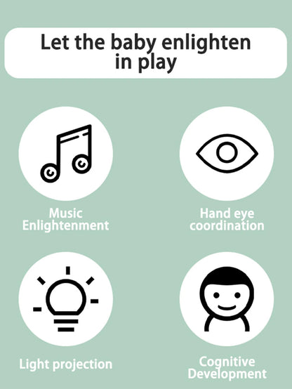 1PC  Laptop de aprendizagem para crianças，Educational LED Music, Electronic Cognitive Development Simulation, Computer Toy