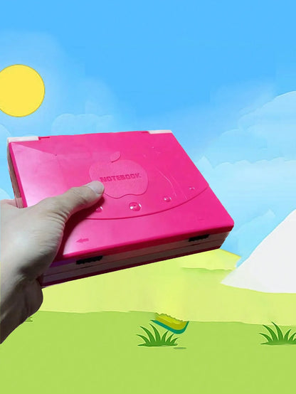 1PC  Laptop de aprendizagem para crianças，Educational LED Music, Electronic Cognitive Development Simulation, Computer Toy