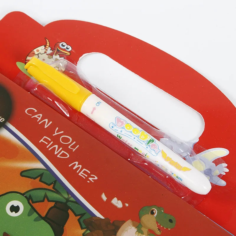 🎨 Livre de Peinture Magique pour Enfants – Réutilisable & Éducatif
